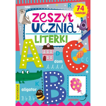 ZESZYT UCZNIA. LITERKI Z NAKLEJKAMI