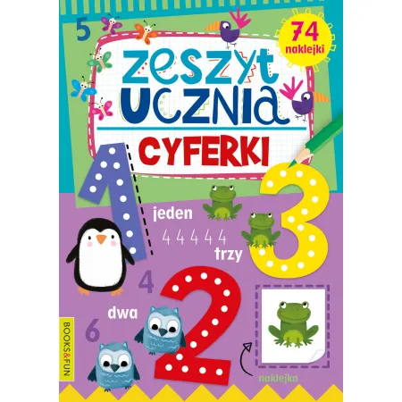 ZESZYT UCZNIA. CYFERKI Z NAKLEJKAMI