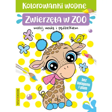 ZWIERZĘTA W ZOO KOLOROWANKI WODNE