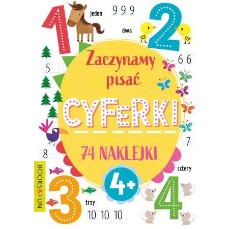 ZACZYNAMY PISAĆ CYFERKI Z NAKLEJKAMI