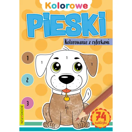 KOLOROWE PIESKI (KOLOROWANIE Z CYFERKAMI )  Z NAKLEJKAMI