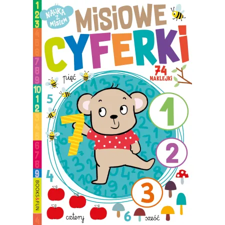 MISIOWE CYFERKI - NAUKA Z MISIEM Z NAKLEJKAMI