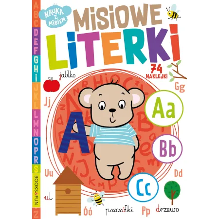 MISIOWE LITERKI- NAUKA Z MISIEM  Z NAKLEJKAMI