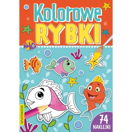 KOLOROWE RYBKI Z NAKLEJKAMI