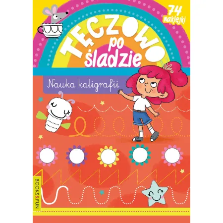 TĘCZOWO PO ŚLADZIE Z NAKLEJKAMI