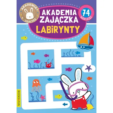 AKADEMIA ZAJĄCZKA LABIRYNTY Z NAKLEJKAMI