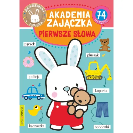 AKADEMIA ZAJĄCZKA PIERWSZE SŁOWA Z NAKLEJKAMI