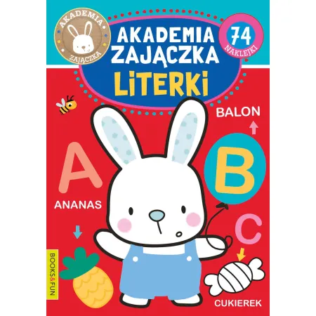AKADEMIA ZAJĄCZKA LITERKI Z NAKLEJKAMI