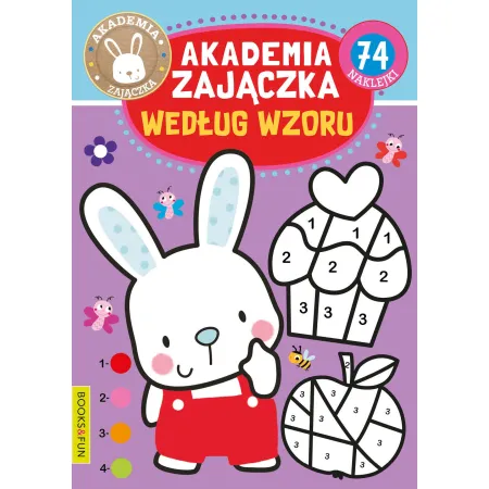 AKADEMIA ZAJĄCZKA WEDŁUG WZORU Z NAKLEJKAMI