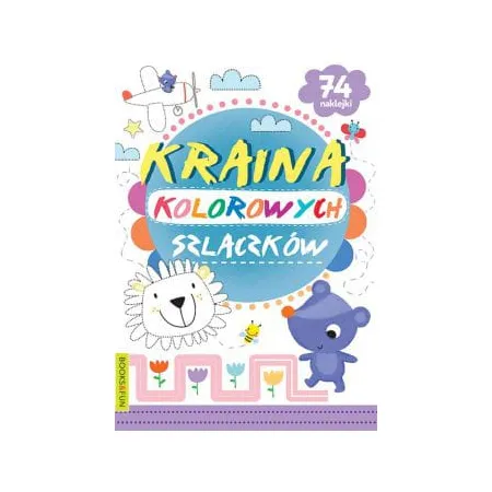 KRAINA KOLOROWYCH SZLACZKÓW Z NAKLEJKAMI