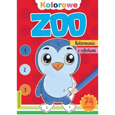 KOLOROWE ZOO Z NAKLEJKAMI