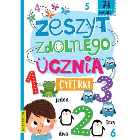 CYFERKI . ZESZYT ZDALNEGO UCZNIA Z NAKLEJKAMI
