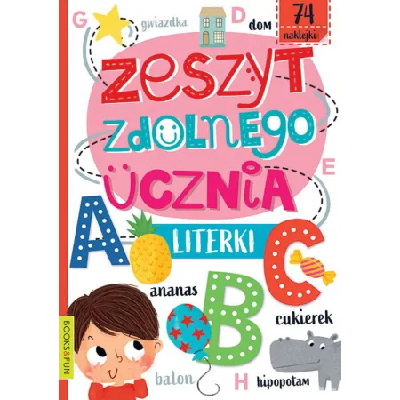 LITERKI. ZESZYT ZDALNEGO UCZNIA Z NAKLEJKAMI