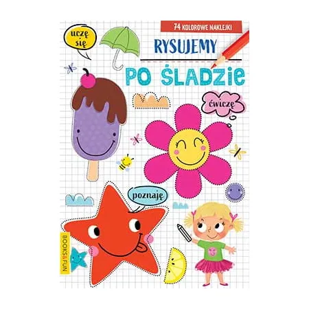 RYSUJEMY PO ŚLADZIE Z NAKLEJKAMI
