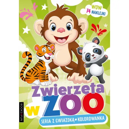 SERIA Z GWIAZDKĄ. ZWIERZĘTA W ZOO Z NAKLEJKAMI