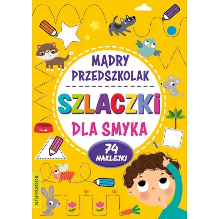 MĄDRY PRZDSZKOLAK SZLACZKI DLA SMYKA  Z NAKLEJKAMI