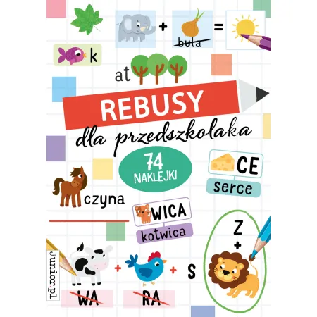 REBUSY DLA PRZEDSZKOLAKA Z NAKLEJKAMI