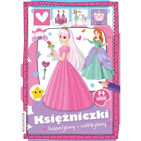 KSIĘŻNICZKI KOLORUJEMY I NAKLEJAMY Z NAKLEJKAMI