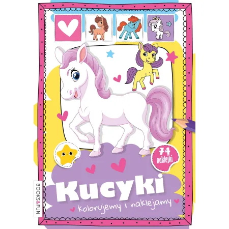 KUCYKI KOLORUJEMY I NAKLEJAMY Z NAKLEJKAMI