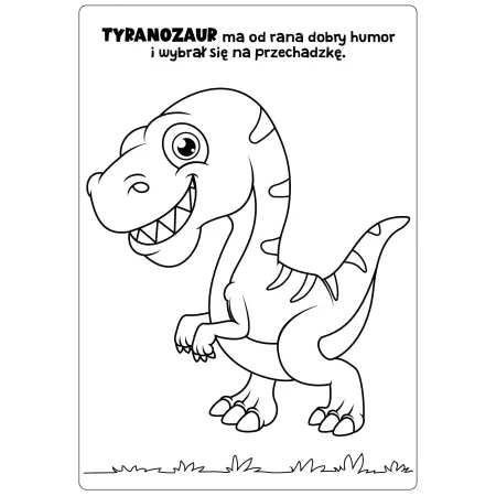 MAGICZNE KOLOROWANIE  DINOZAURY
