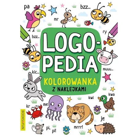 LOGOPEDIA KOLOROWANKA Z NAKLEJKAMI 4