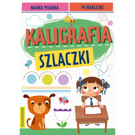 NAUKA PISANIA. KALIGRAFIA SZLACZKI Z NAKLEJKAMI