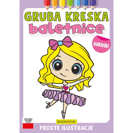 BALETNICE Z NAKLEJKAMI GRUBA KRESKA