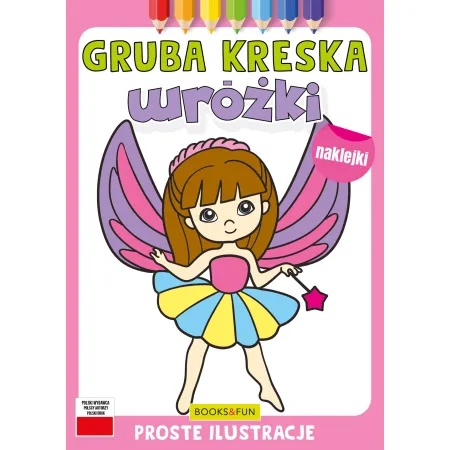 WRÓŻKI Z NAKLEJKAMI GRUBA KRESKA