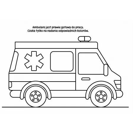 AMBULANS KSIĄŻECZKA Z WYKROJNIKA