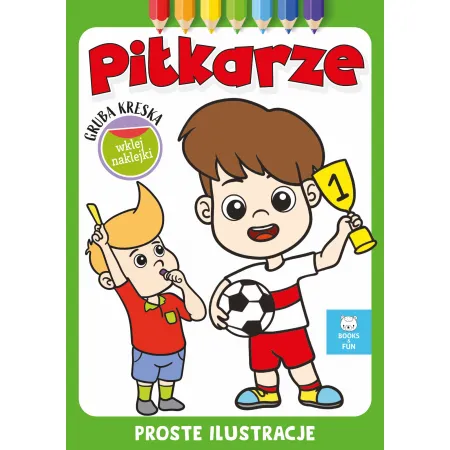 PIŁKARZE Z NAKLEJKAMI   GRUBA KRESKA