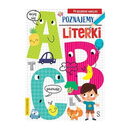 POZNAJEMY LITERKI ABC Z NAKLEJKAMI