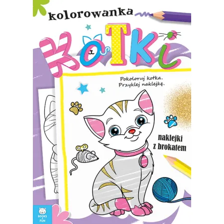 SERIA Z BROKATEM. KOTKI