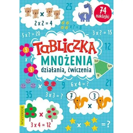 TABLICZKA MNOŻENIA. DZIAŁANIA ĆWICZENIA - NAKLEJKI