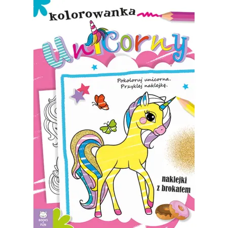 SERIA Z BROKATEM. UNICORNY