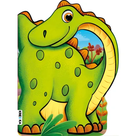 DINOZAUR Z WYKROJNIKIEM  DIPLODOK
