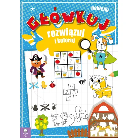 GŁÓWKUJ ROZWIĄZUJ I KOLORUJ