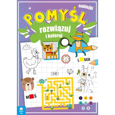 POMYŚL ROZWIĄZUJ I KOLORUJ