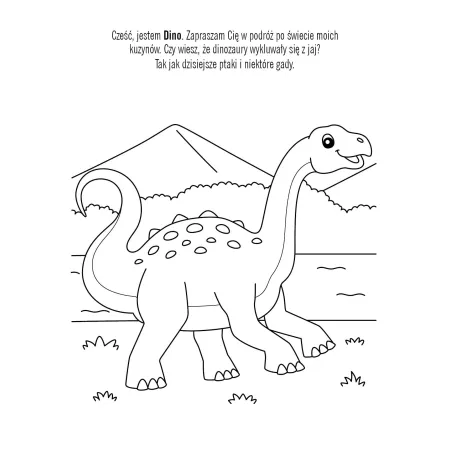 KOLOROWE CHWILE KRAINA DINOZAURÓW