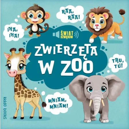 KSIĄŻECZKA KARTONOWA ZWIERZĘTA W ZOO