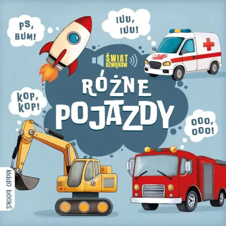 KSIĄŻECZKA KARTONOWA RÓŻNE POJAZDY
