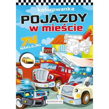POJAZDY W MIEŚCIE - KOLOROWANKA