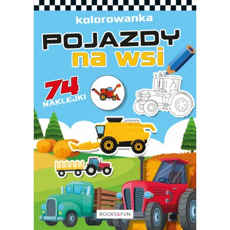 POJAZDY NA WSI- KOLOROWANKA