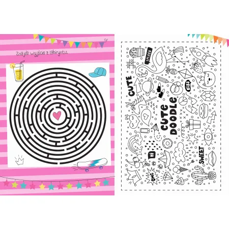 KAWAII I DOODLE ACTIVITY Z NAKLEJKAMI