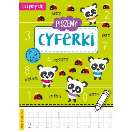 PISZEMY CYFERKI (Z NAKLEJKAMI )
