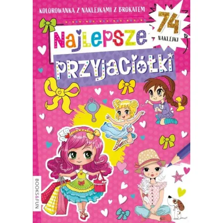 NAJLEPSZE PRZYJACIÓŁKI- NAKLEJKI Z BROKATEM