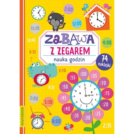 ZABAWA Z ZEGAREM NAUKA GODZIN Z NAKLEJKAMI